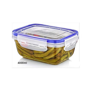Recipiente Alimentos plastico silicone 4000ml