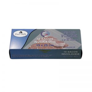saco conservação zip 15x25 pack 16